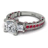Modern Geometric Diamond Gold Engagement Ring - Beverly No. 48