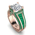 Princess Geometric Diamond Engagement Ring - Marilyn No. 17 image 1