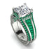 Princess Geometric Diamond Engagement Ring - Marilyn No. 18
