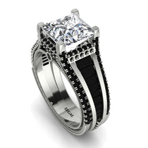Princess Geometric Diamond Engagement Ring - Marilyn No. 33 image 1