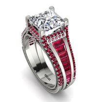 Princess Geometric Diamond Engagement Ring - Marilyn No. 48 image 1
