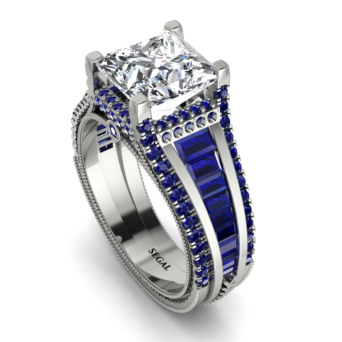 Princess Geometric Diamond Engagement Ring - Marilyn No. 63