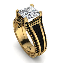 Princess Geometric Diamond Engagement Ring - Marilyn No. 31 image 1
