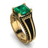 Princess Geometric Emerald Engagement Ring - Marilyn No. 34 image 1