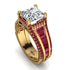 Princess Geometric Diamond Engagement Ring - Marilyn No. 46 image 1