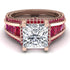 Princess Geometric Diamond Engagement Ring - Marilyn No. 47 image 2