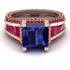 Princess Geometric Sapphire Engagement Ring - Marilyn No. 59