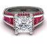 Princess Geometric Diamond Engagement Ring - Marilyn No. 48