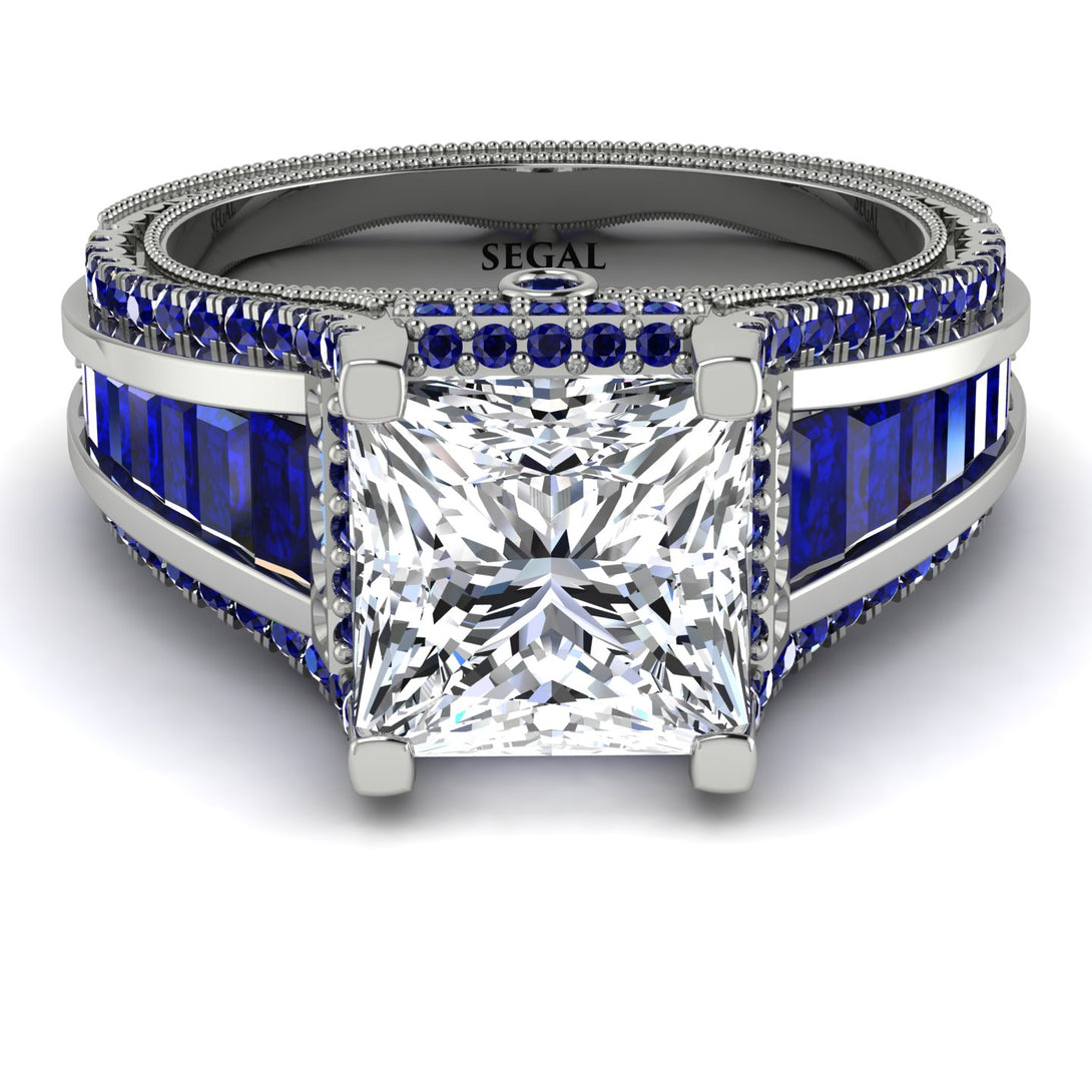 Princess Geometric Diamond Engagement Ring - Marilyn No. 63