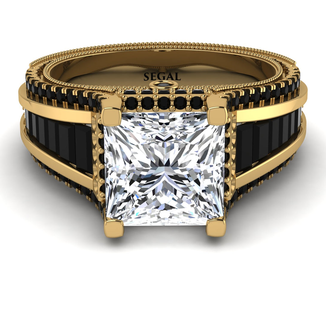 Princess Geometric Diamond Engagement Ring - Marilyn No. 31