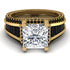 Princess Geometric Diamond Engagement Ring - Marilyn No. 31