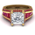 Princess Geometric Diamond Engagement Ring - Marilyn No. 46
