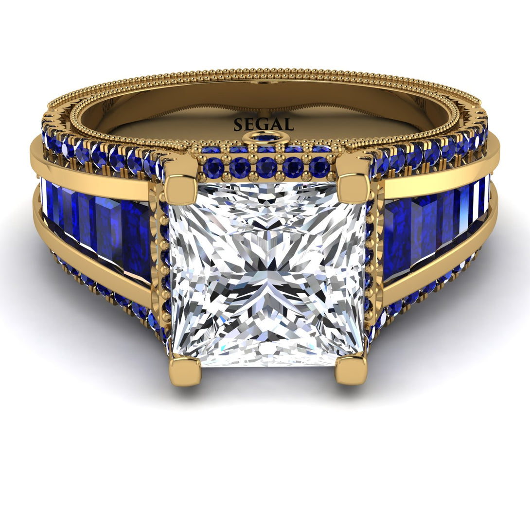 Princess Geometric Diamond Engagement Ring - Marilyn No. 61