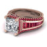 Princess Geometric Diamond Engagement Ring - Marilyn No. 47