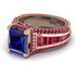 Princess Geometric Sapphire Engagement Ring - Marilyn No. 59