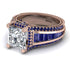 Princess Geometric Diamond Engagement Ring - Marilyn No. 62