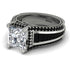 Princess Geometric Diamond Engagement Ring - Marilyn No. 33 image 3