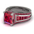 Princess Geometric Ruby Engagement Ring - Marilyn No. 57 image 3