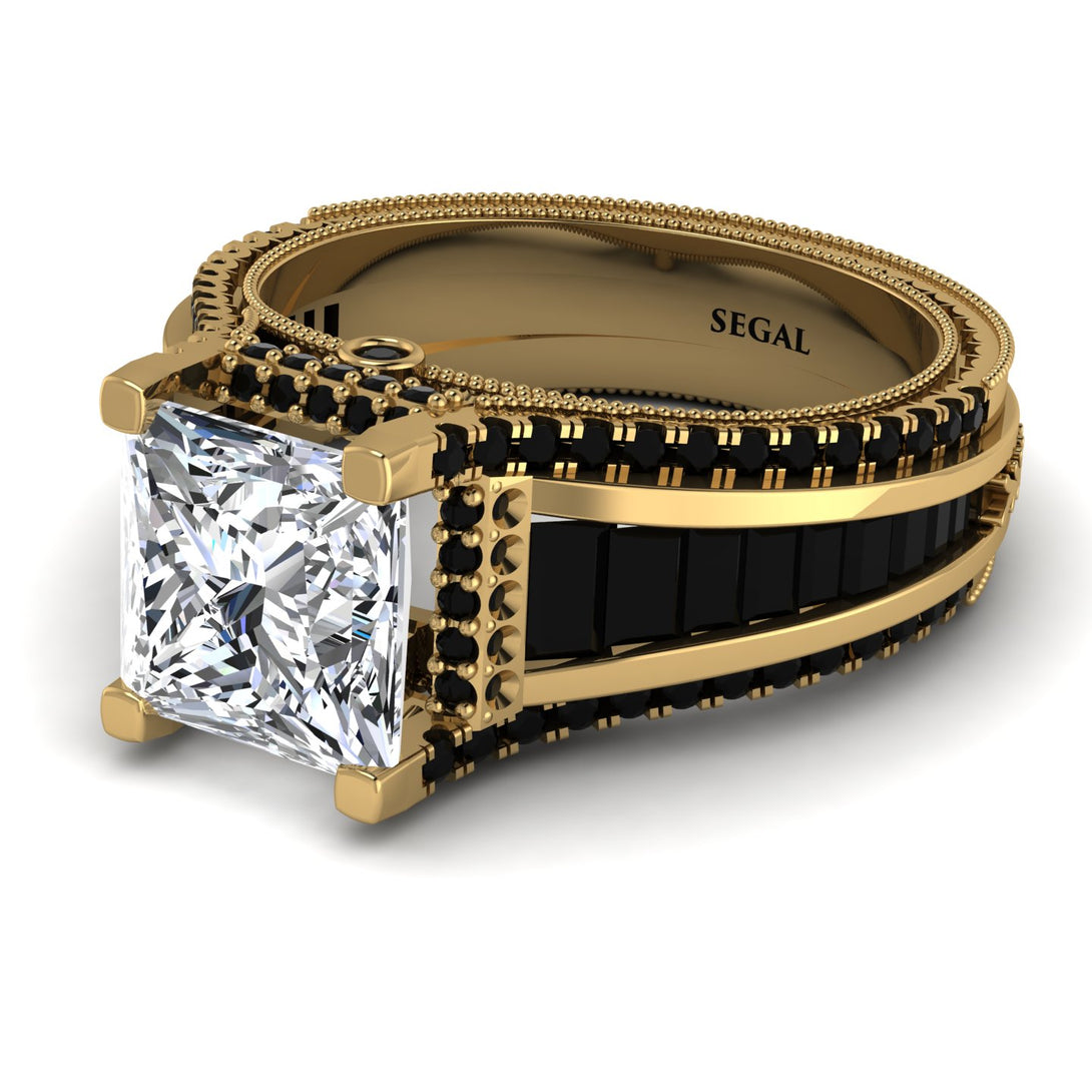Princess Geometric Diamond Engagement Ring - Marilyn No. 31