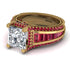 Princess Geometric Diamond Engagement Ring - Marilyn No. 46 image 3
