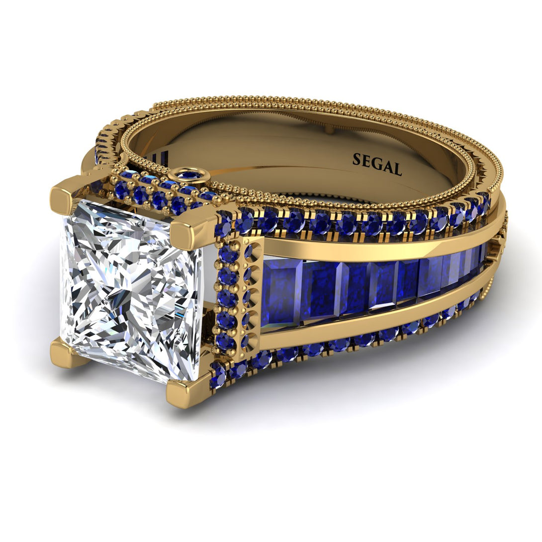 Princess Geometric Diamond Engagement Ring - Marilyn No. 61
