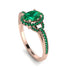 Timeless Beauty Oval Emerald Engagement Ring - Judy No. 20 image 1