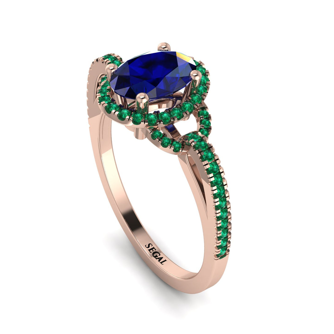Timeless Beauty Oval Sapphire Engagement Ring - Judy No. 29