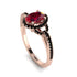 Timeless Beauty Oval Ruby Engagement Ring - Judy No. 41 image 1