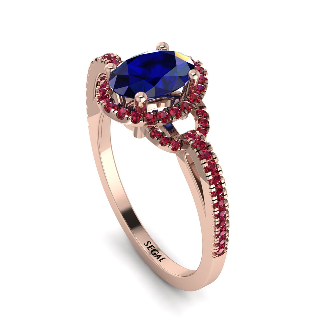 Timeless Beauty Oval Sapphire Engagement Ring - Judy No. 59