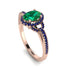 Timeless Beauty Oval Emerald Engagement Ring - Judy No. 65
