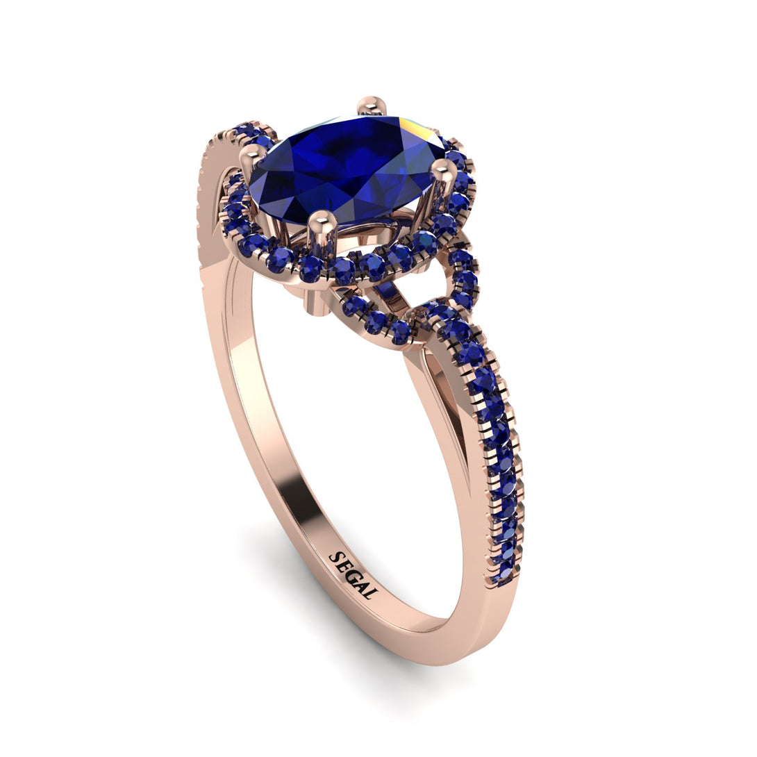 Timeless Beauty Oval Sapphire Engagement Ring - Judy No. 74