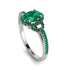 Timeless Beauty Oval Emerald Engagement Ring - Judy No. 21 image 1