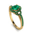 Timeless Beauty Oval Emerald Engagement Ring - Judy No. 19