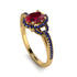 Timeless Beauty Oval Ruby Engagement Ring - Judy No. 70 image 2