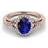 Timeless Beauty Oval Sapphire Engagement Ring - Judy No. 14