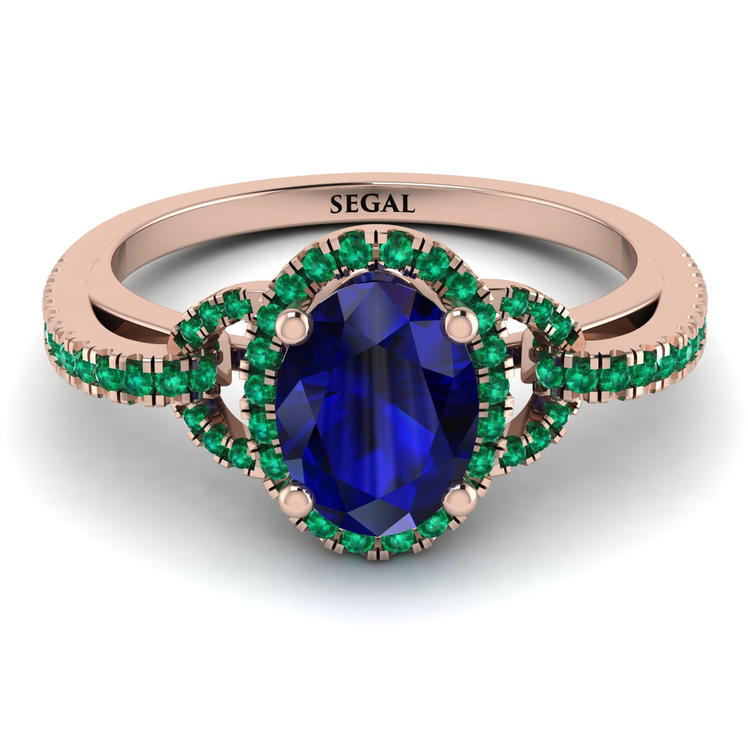 Timeless Beauty Oval Sapphire Engagement Ring - Judy No. 29