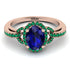 Timeless Beauty Oval Sapphire Engagement Ring - Judy No. 29