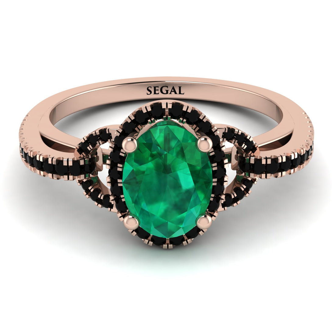 Timeless Beauty Oval Emerald Engagement Ring - Judy No. 35