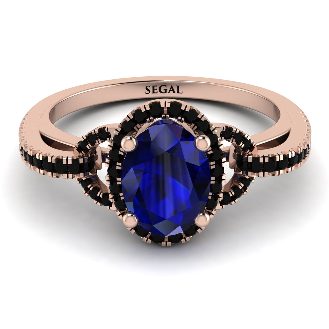Timeless Beauty Oval Sapphire Engagement Ring - Judy No. 44