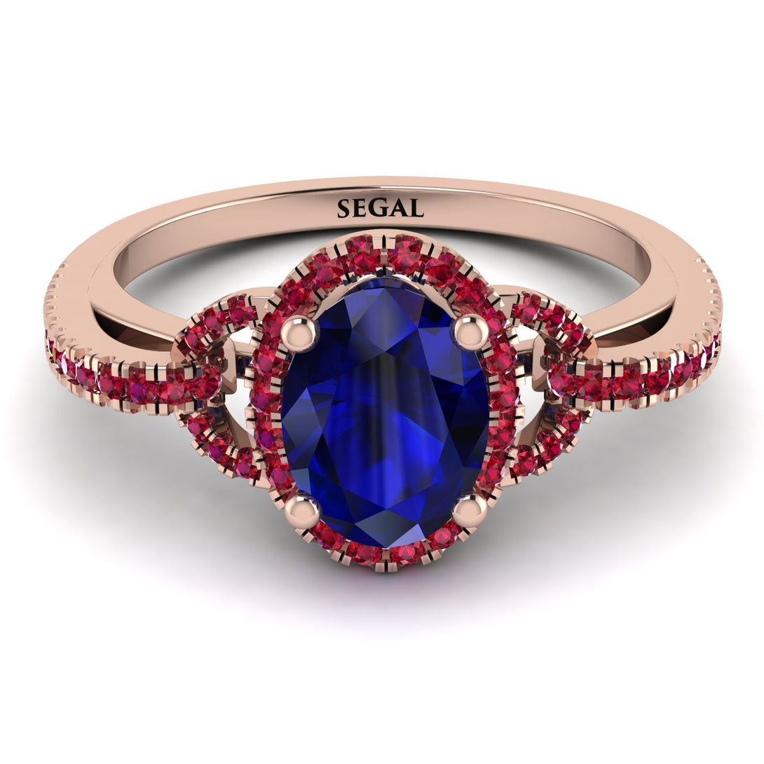 Timeless Beauty Oval Sapphire Engagement Ring - Judy No. 59
