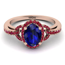 Timeless Beauty Oval Sapphire Engagement Ring - Judy No. 59 image 1