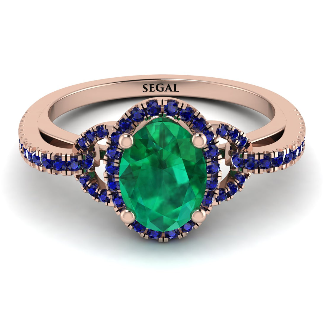 Timeless Beauty Oval Emerald Engagement Ring - Judy No. 65