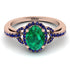 Timeless Beauty Oval Emerald Engagement Ring - Judy No. 65 image 1