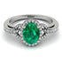 Timeless Beauty Oval Emerald Engagement Ring - Judy No. 6