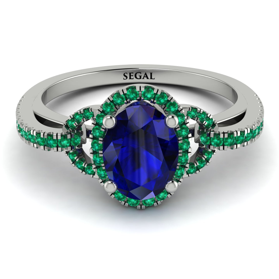 Timeless Beauty Oval Sapphire Engagement Ring - Judy No. 30