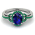 Timeless Beauty Oval Sapphire Engagement Ring - Judy No. 30 image 2