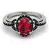 Timeless Beauty Oval Ruby Engagement Ring - Judy No. 42 image 2