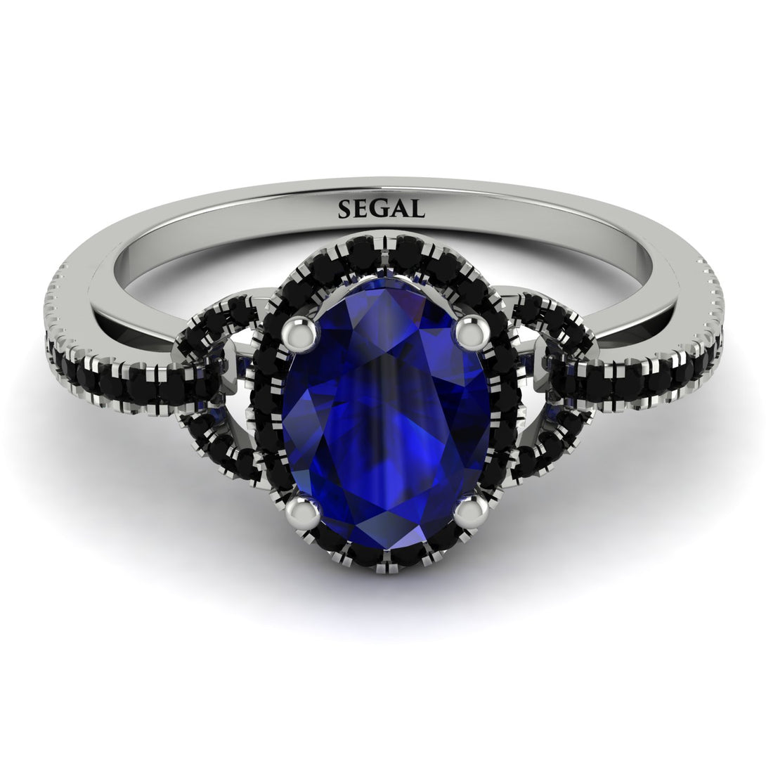 Timeless Beauty Oval Sapphire Engagement Ring - Judy No. 45