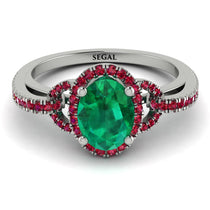 Timeless Beauty Oval Emerald Engagement Ring - Judy No. 51 image 1