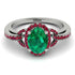 Timeless Beauty Oval Emerald Engagement Ring - Judy No. 51